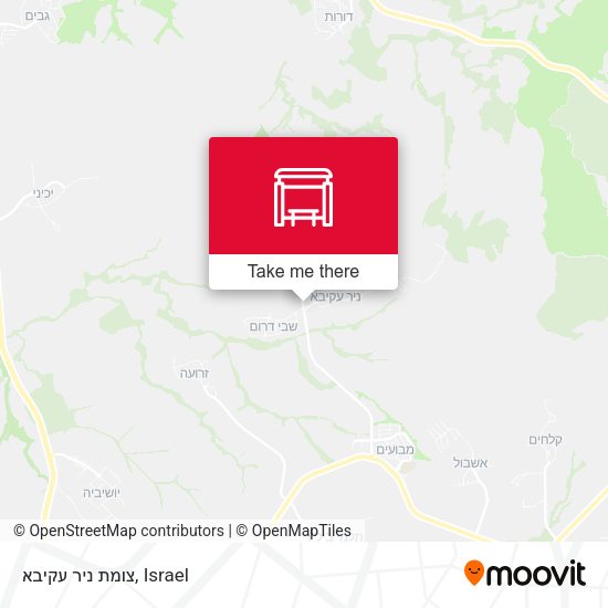 צומת ניר עקיבא map