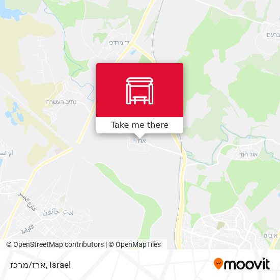 ארז/מרכז map