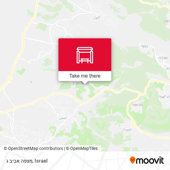 Карта מצפה אביב ג