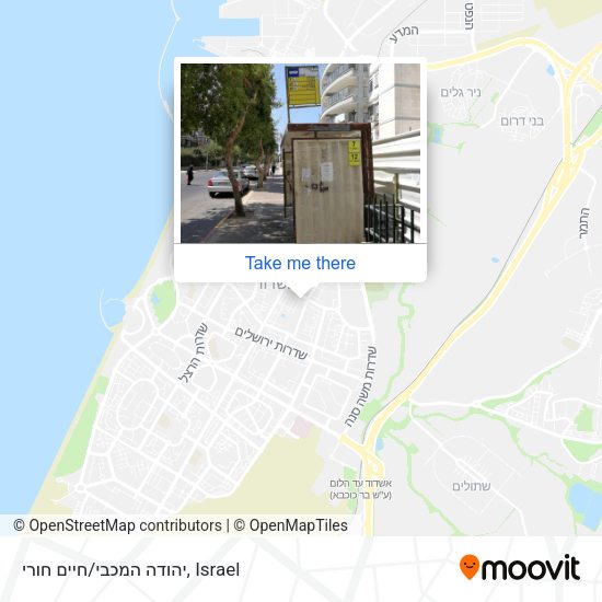 יהודה המכבי/חיים חורי map