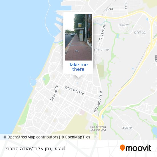 נתן אלבז/יהודה המכבי map