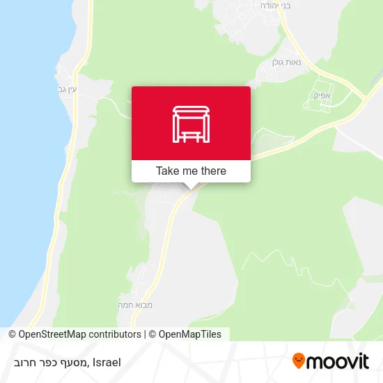 Карта מסעף כפר חרוב