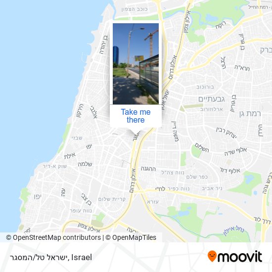 Карта ישראל טל/המסגר