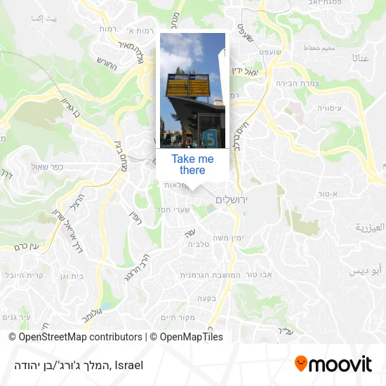 Карта המלך ג'ורג'/בן יהודה