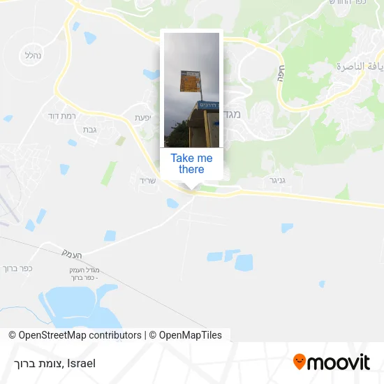 Карта צומת ברוך
