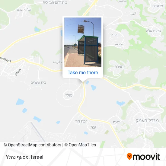 Карта מסעף נהלל