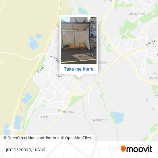 הכרמל/חרמון map