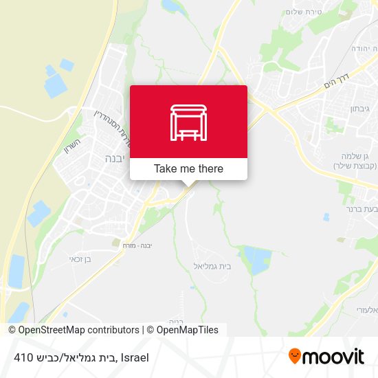 בית גמליאל/כביש 410 map