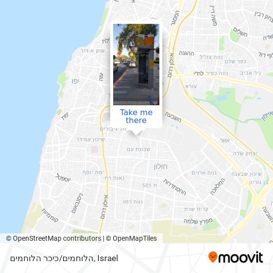 הלוחמים/כיכר הלוחמים map
