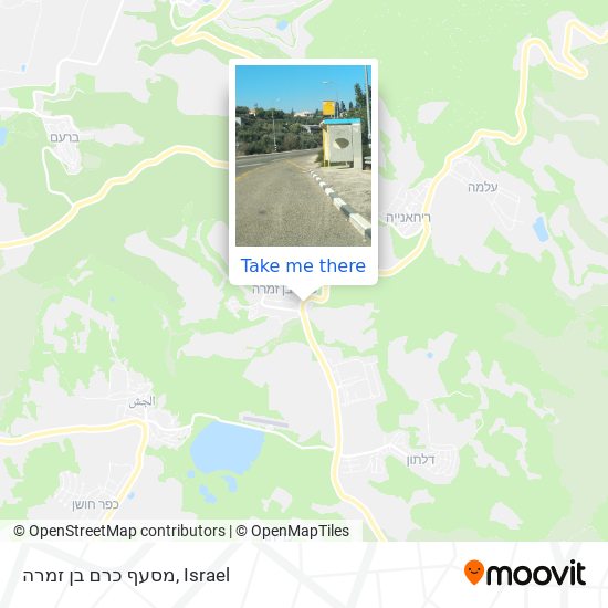 מסעף כרם בן זמרה map