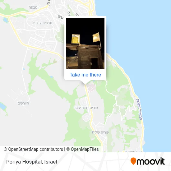 Poriya Hospital map