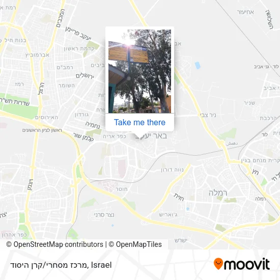 Карта מרכז מסחרי/קרן היסוד