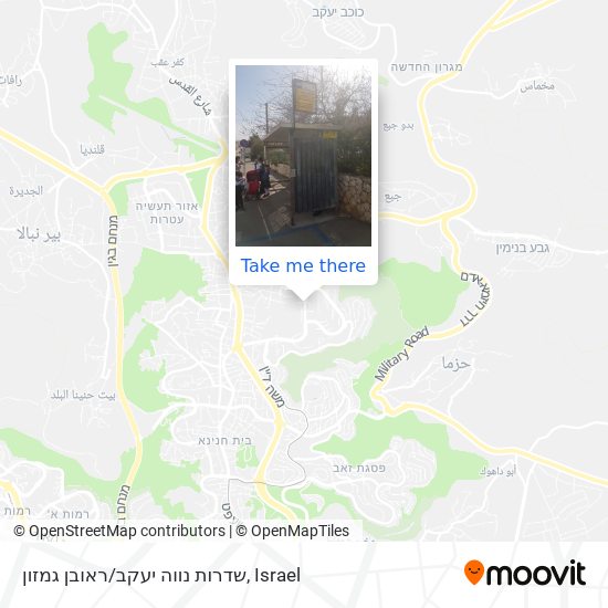 Карта שדרות נווה יעקב/ראובן גמזון
