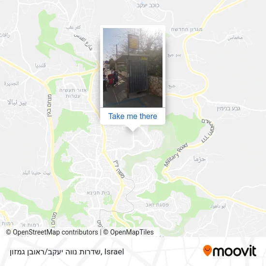 Карта שדרות נווה יעקב/ראובן גמזון
