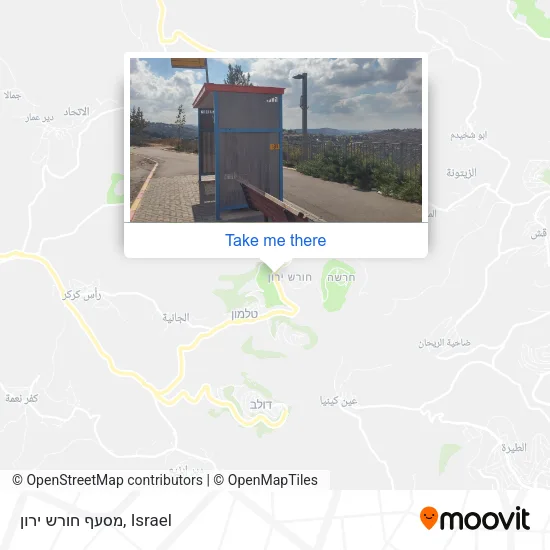 Карта מסעף חורש ירון