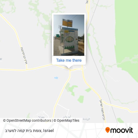 צומת בית קמה למערב map