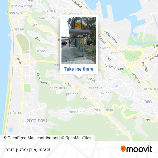 Карта אורן/מרטין בובר
