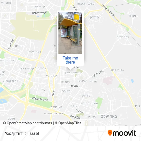 Карта גן דודזון/סגל