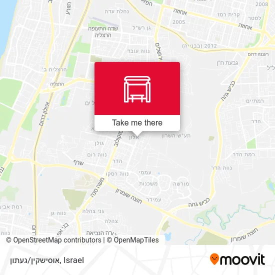 Карта אוסישקין/געתון