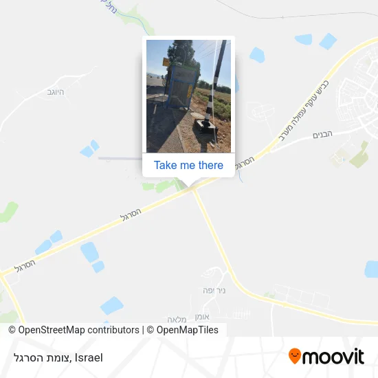 צומת הסרגל map
