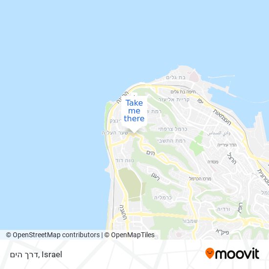 דרך הים map