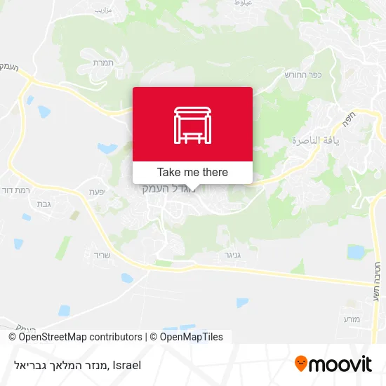 Карта מנזר המלאך גבריאל