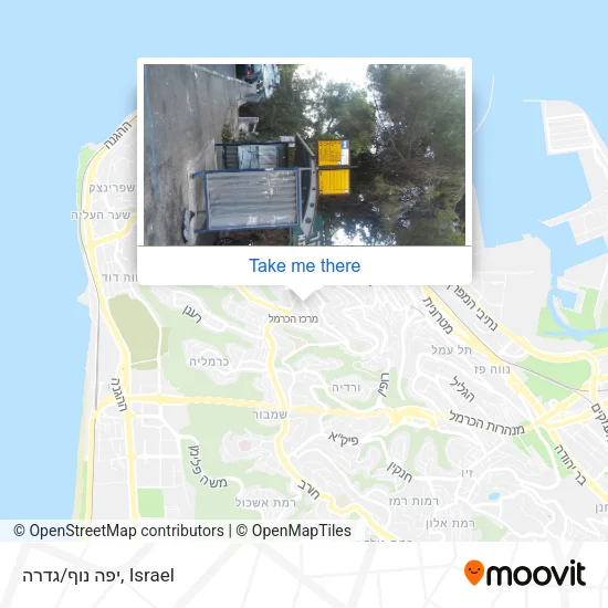 Карта יפה נוף/גדרה