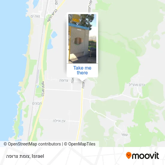 Карта צומת צרופה