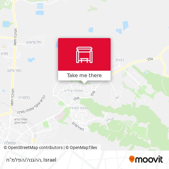 ההגנה/הפלמ''ח map