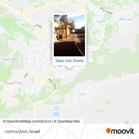 הגפן/החיטה map