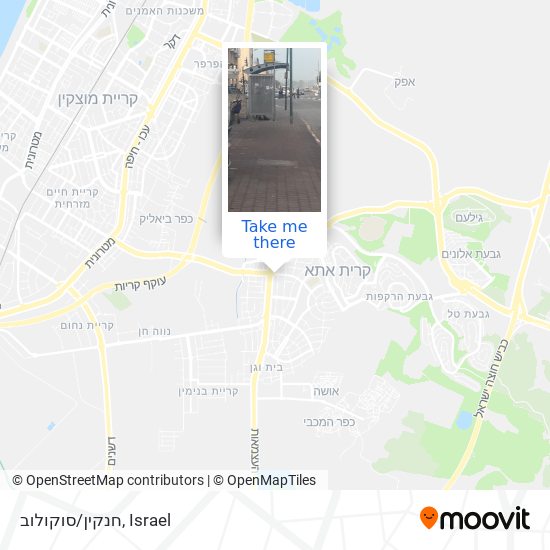 חנקין/סוקולוב map