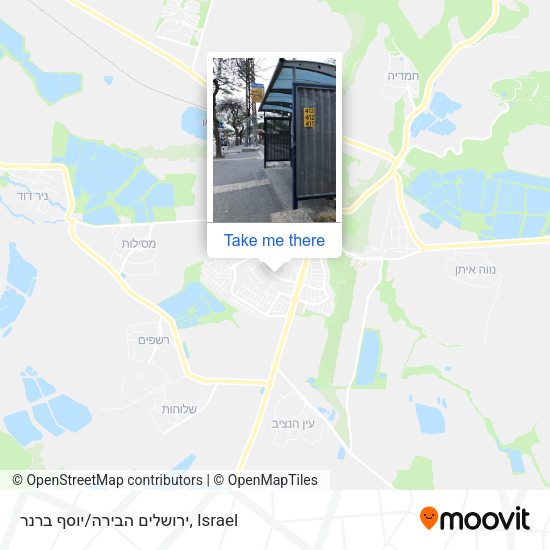 ירושלים הבירה/יוסף ברנר map