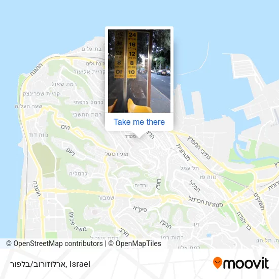 Карта ארלוזורוב/בלפור