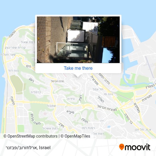ארלוזורוב/פבזנר map