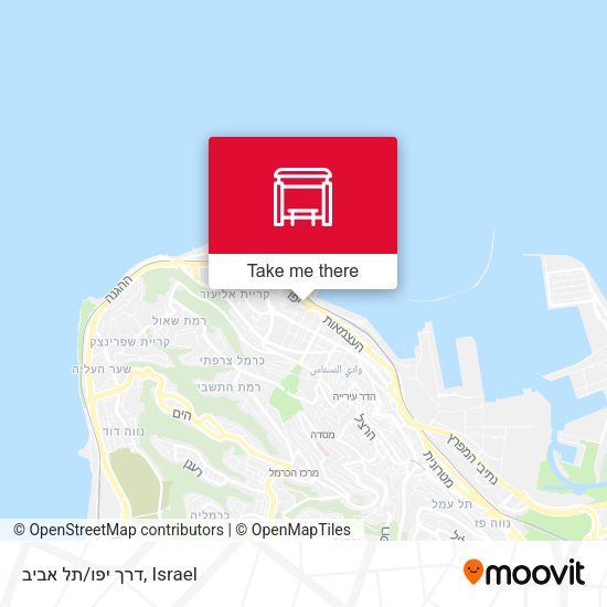 דרך יפו/תל אביב map
