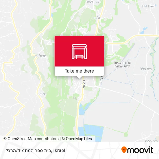 Карта בית ספר המתמיד/הרצל