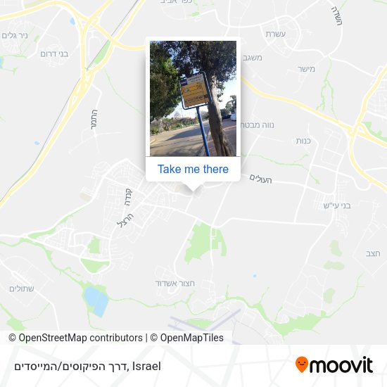 דרך הפיקוסים/המייסדים map