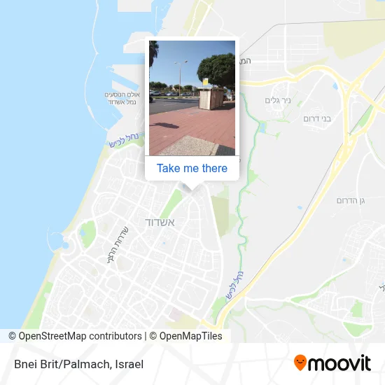 Bnei Brit/Palmach map