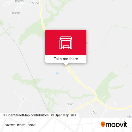 Карта צומת תאשור