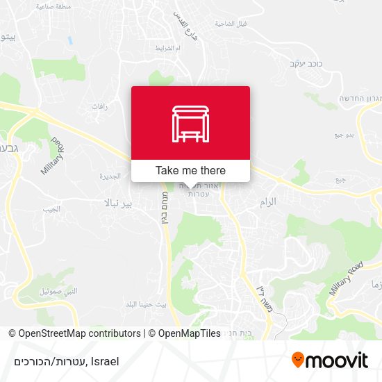 עטרות/הכורכים map