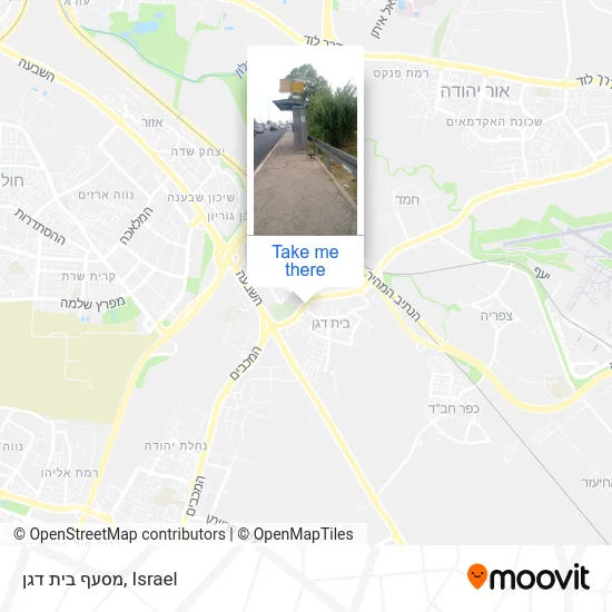 Карта מסעף בית דגן