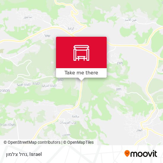 נחל צלמון map