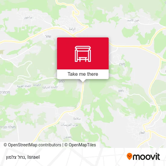 Карта נחל צלמון