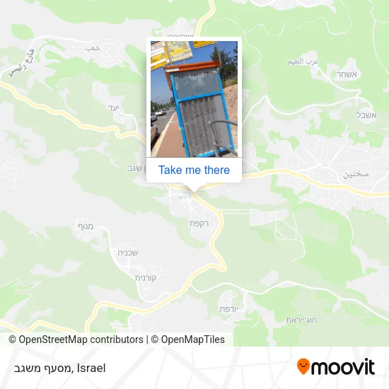 Карта מסעף משגב