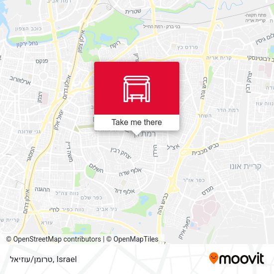 טרומן/עוזיאל map