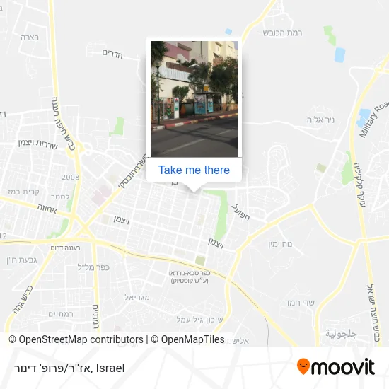 Карта אז''ר/פרופ' דינור