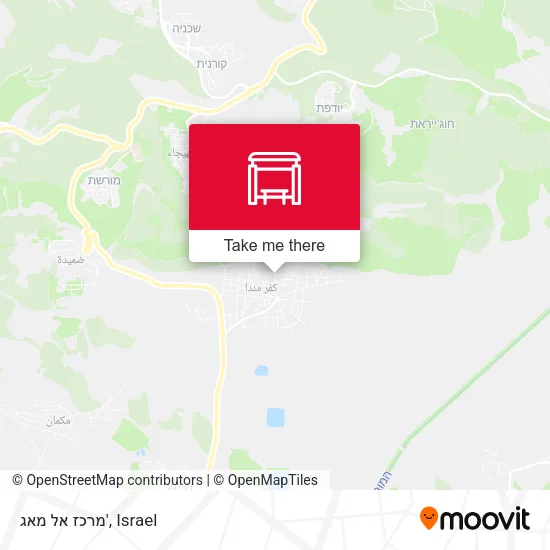 Карта מרכז אל מאג'