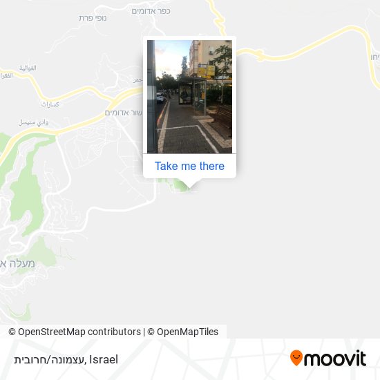 עצמונה/חרובית map
