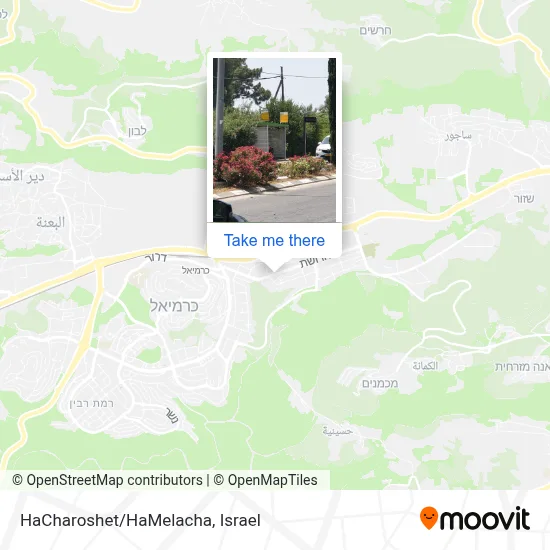 HaCharoshet/HaMelacha map