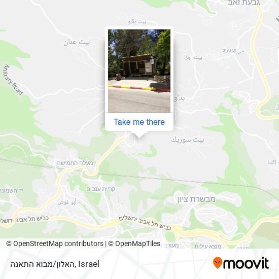 האלון/מבוא התאנה map